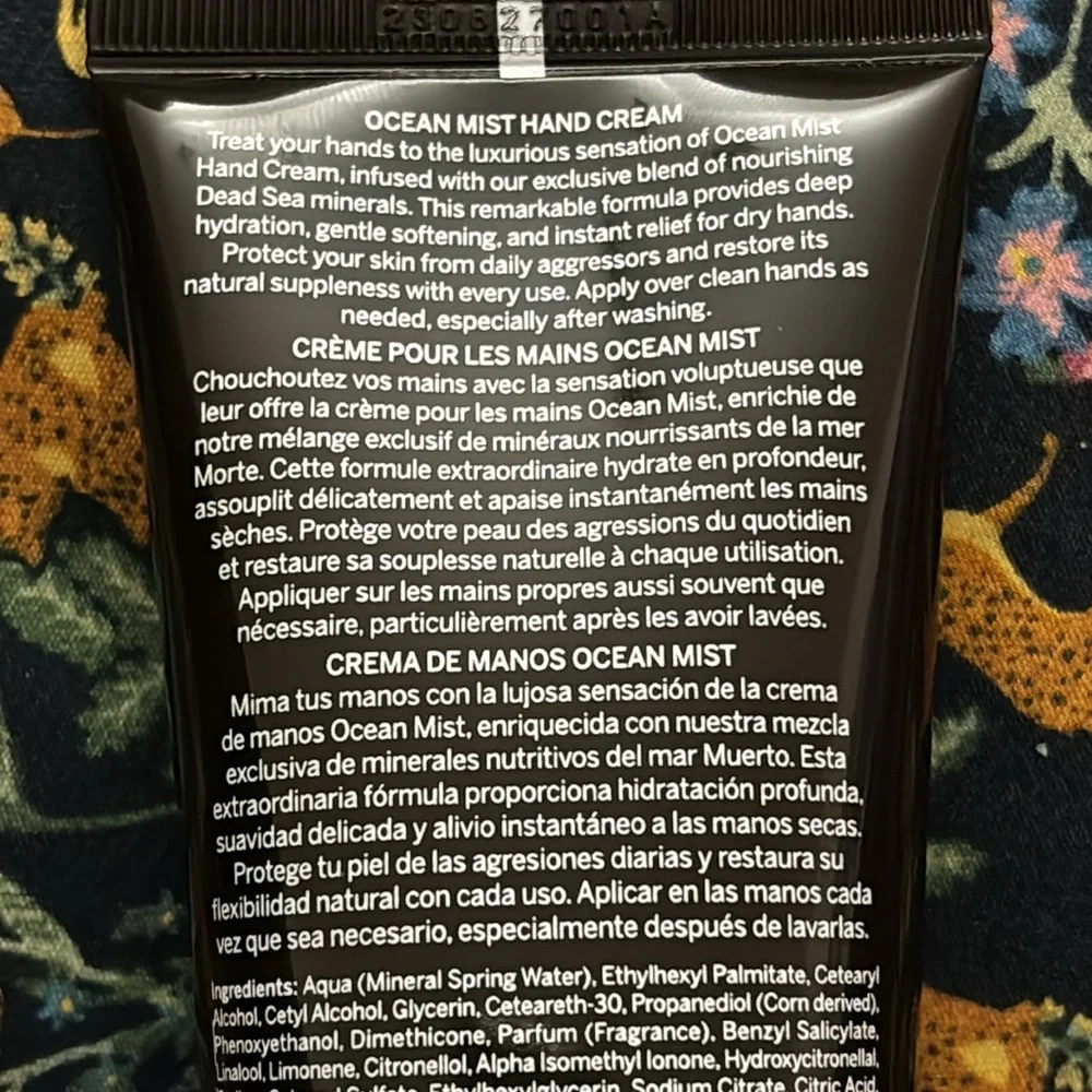 Ocean Mist Hand Cream lotion vacation smell exotic retreat vibe moisturizer NWT - Picture 6 of 6